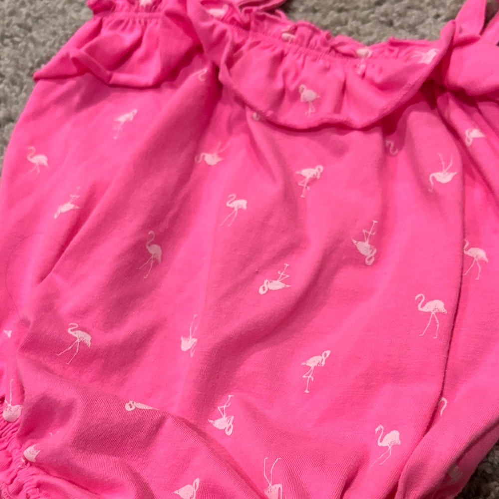 George Baby Pink Ruffle Romper - Picture 3 of 3